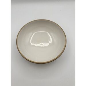 Pfaltzgraff Matte‎ Black Bowl Cream Glaze Inside Stoneware Soup Bowl 6.5"